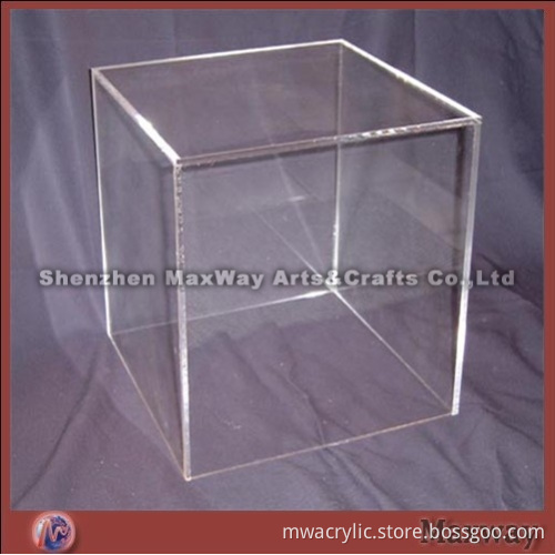 Cube Cover Smooth Appearance Well Polished Acrylic Box with 5 Faces